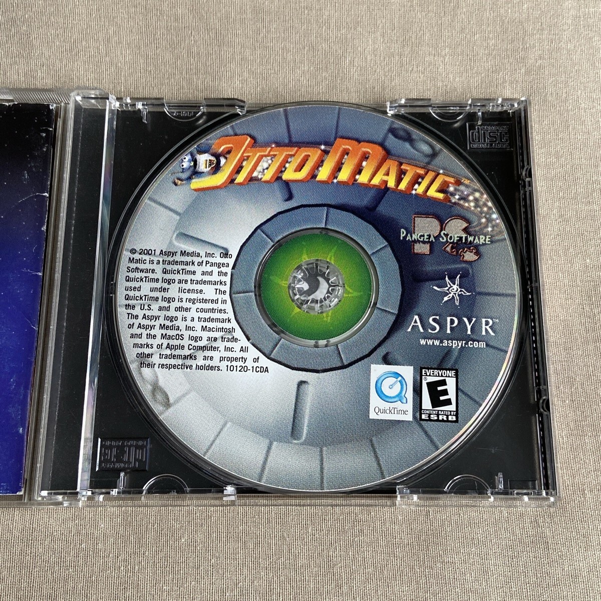 Otto-Matic (Mac PC 2002 CD-ROM) Complete CLEAN Intergalactic Apple