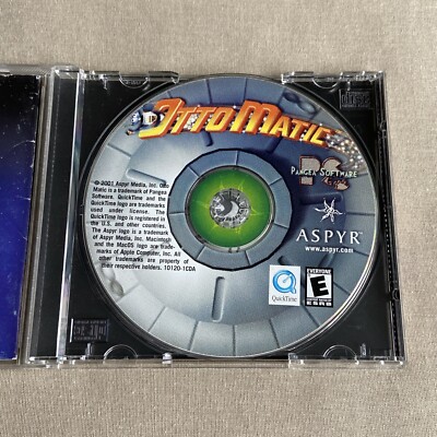 Otto-Matic (Mac PC 2002 CD-ROM) Complete CLEAN Intergalactic Apple