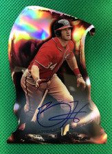 2014 BOWMAN CHROME BASEBALL “FIRE” Die Cut BRYCE HARPER Auto #19/25 Phillies MVP