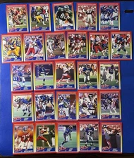 1990 Score Football ALL PRO Complete 26 Card Subset Sanders Montana Rice 👀LOOK!