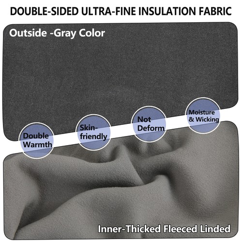Men Fleece Lined Thermal Underwear Long Johns Top Bottom for Cold Weather US - Picture 6 of 42