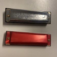 Harmonica Hohner International Red Silver Toysmith 2 Bluesband Music Hum
