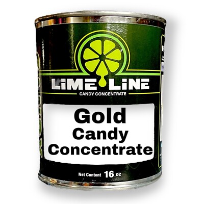 LiME LiNE Gold Transparent Candy Concentrate - 16 Oz