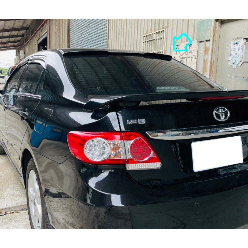 Fit 2009-2013 Toyota Corolla Sedan Rear Roof Window Spoiler