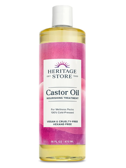 Heritage Store Castor Oil 473ml - Nourishing Treatment for Hair, Skin & Body