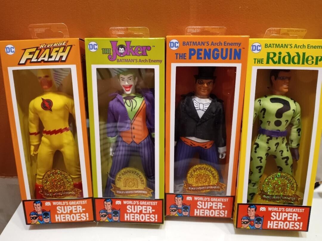 MEGO 50th anniversary Arch Enemies collection-Lot of 4-Special Bonus buy-Look!!