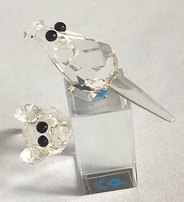 Preciosa Figuren, Zwei Mäuse an einem Block 3,3 cm