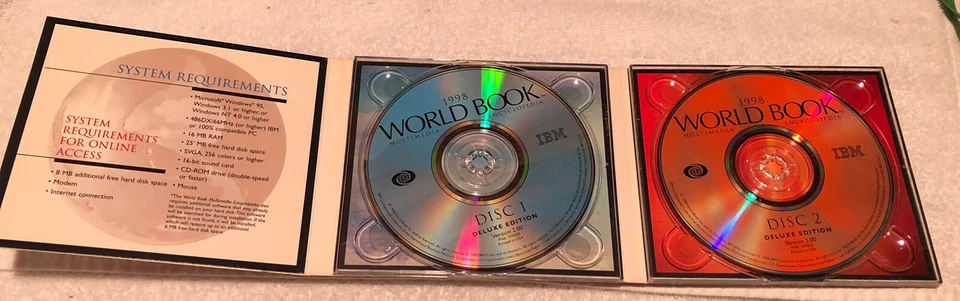The World Book 1998 Multimedia Encylopedia Deluxe Ed 1998/ Internet Bonus CD Lot - Image 4 of 4