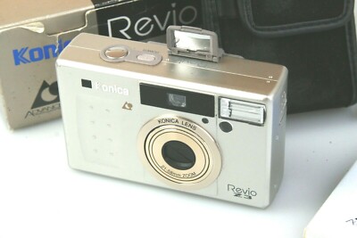 Boxed KONICA REVIO Z3 APS film CAMERA +KodaK Film +Manual +Case