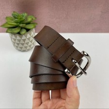 Gap Cow Leather Brown Belt With Buckle Men Size Large