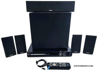Philips HTS3555/37 DVD Home Theater System 5.1ch,1000W w/ Speakers