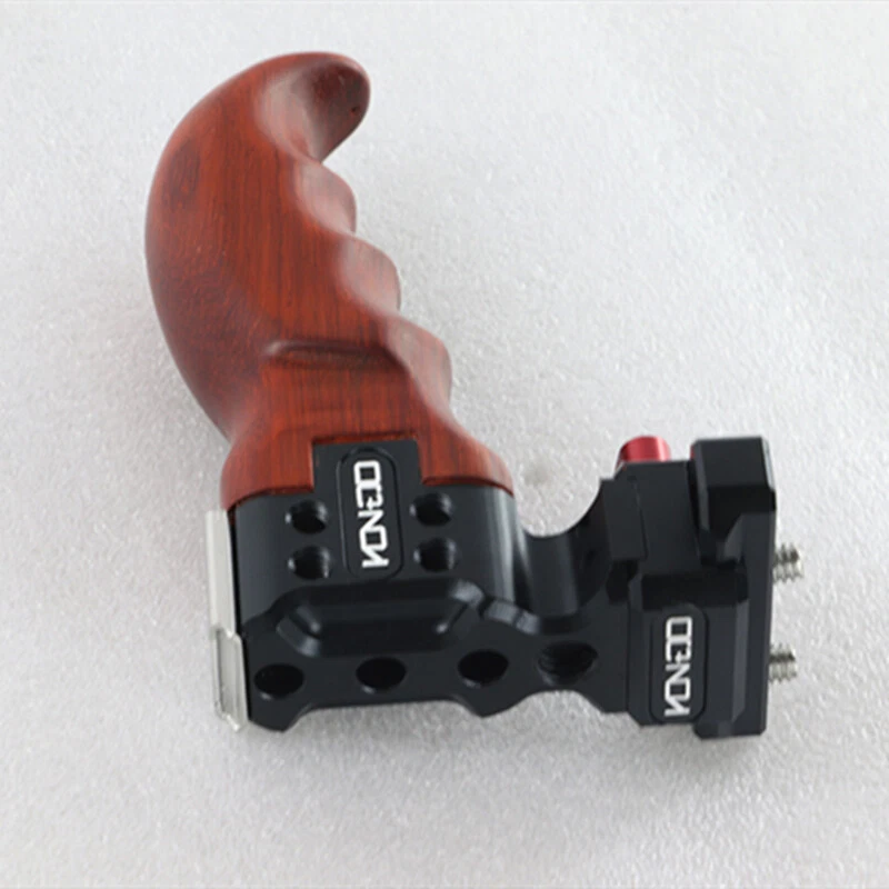 HONTOO Wooden Top Handle Fit For Sony A7R3 A6500 5D4 BMPCC 4K DSLR Camera Cage - Image 2 of 4