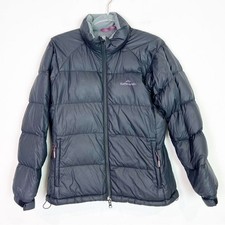 Kathmandu Black Zip Front Puffer Down Filled Jacket Sz 12