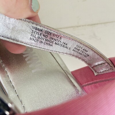 DKNY Girl's Josie Logo Sandals Size 1 | eBay