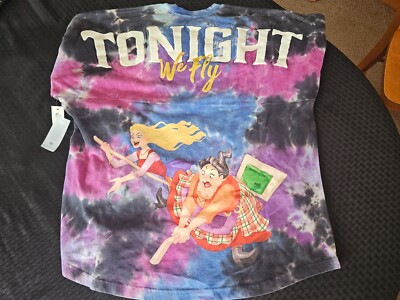 Disney Parks Hocus Pocus Spirit Jersey Tonight We Fly Tie-Dye Shirt Adult 2X