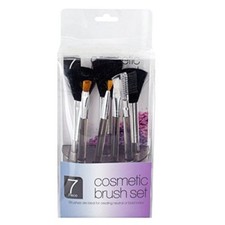 Cosmetic Brush Set in Standing Organizer - 7 Piece