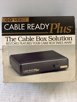 Vintage 1993 Go Video Cable Ready Plus, DUAL RECORDING DEADSTOCK