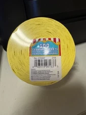 Easy-Tear Perforations Yellow Ticket Roll -500 Tickets Party Supply Favors