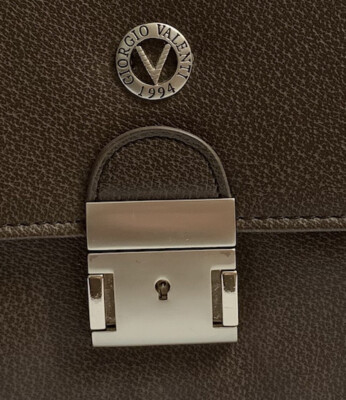 Giorgio Valenti Men's Business Bag w/Lock Never Used Giorgio Valenti Men's Business Bag w/Lock Never Used