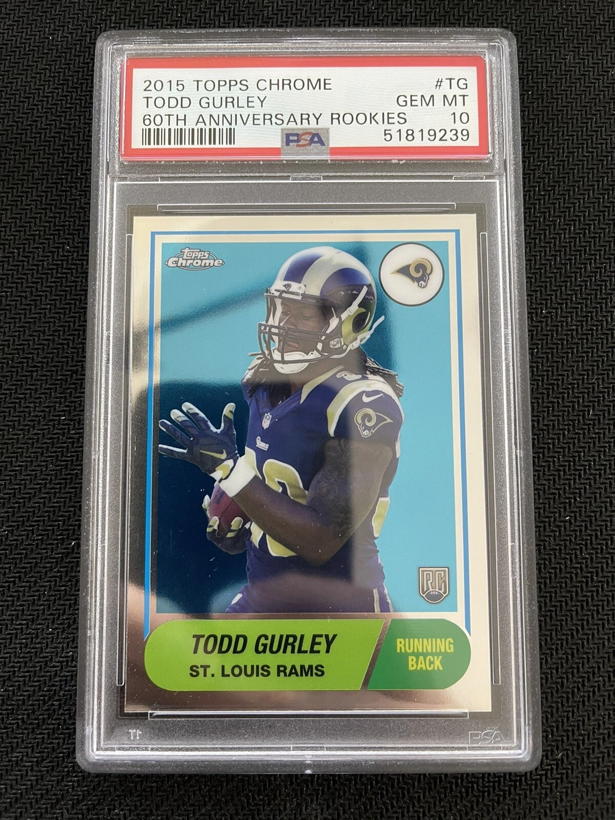 Todd Gurley Topps Chrome 60th Anniversary Rookies #TG Base