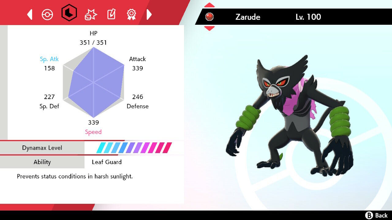 Get a Zarude in Pokémon Sw/Sh : r/PokemonSwordAndShield