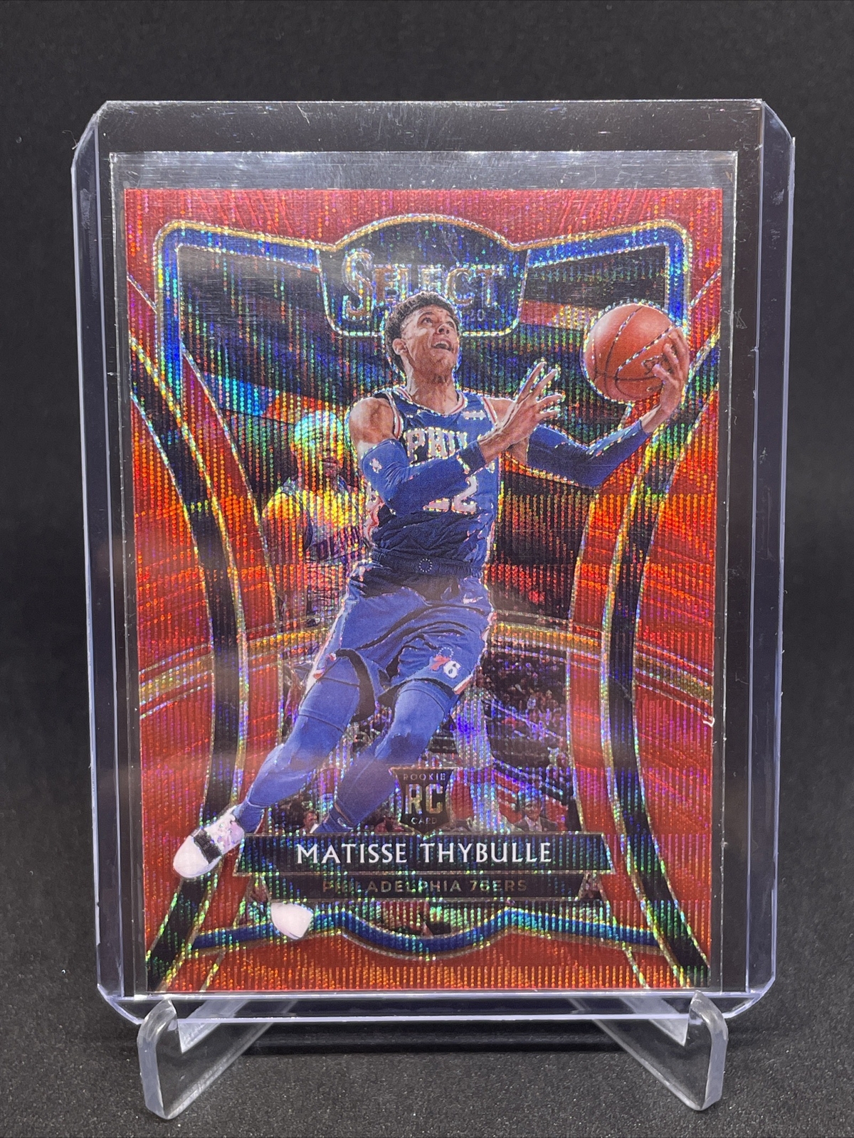 2019-20 Panini Select Rookie Red Wave Prizm #145 Matisse Thybulle (RC)