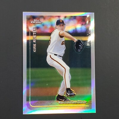 1999 Topps Chrome #256 Kirk Rueter  Refractor Giants