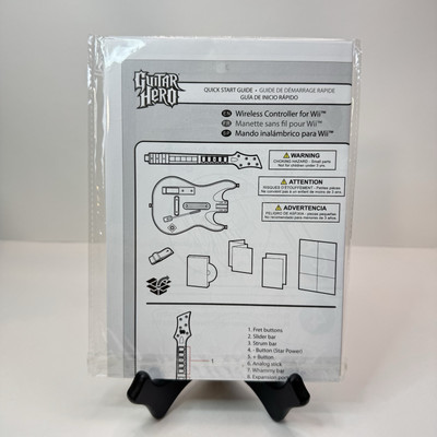 Guitar Hero World Tour Decals / Stickers Set + Quick Guide