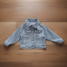 Old Navy Toddler Boys Western Jeans Jacket Light Wash Blue Denim Size 2T
