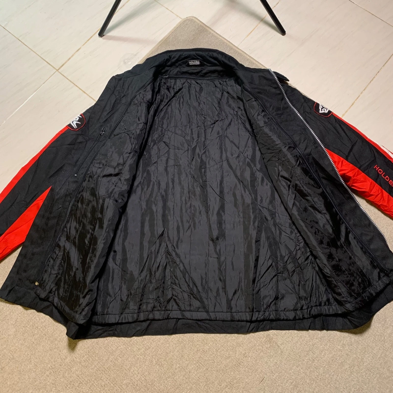 Holden Racing Team HRT Racing Windbreaker Jacket Black Red Sponsor L - product detail image 8