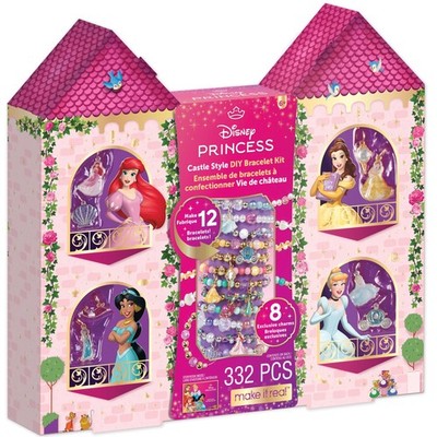 Make It Real Disney Princess Castle Style DIY Bracelet Kit - 332 pcs Jewelry