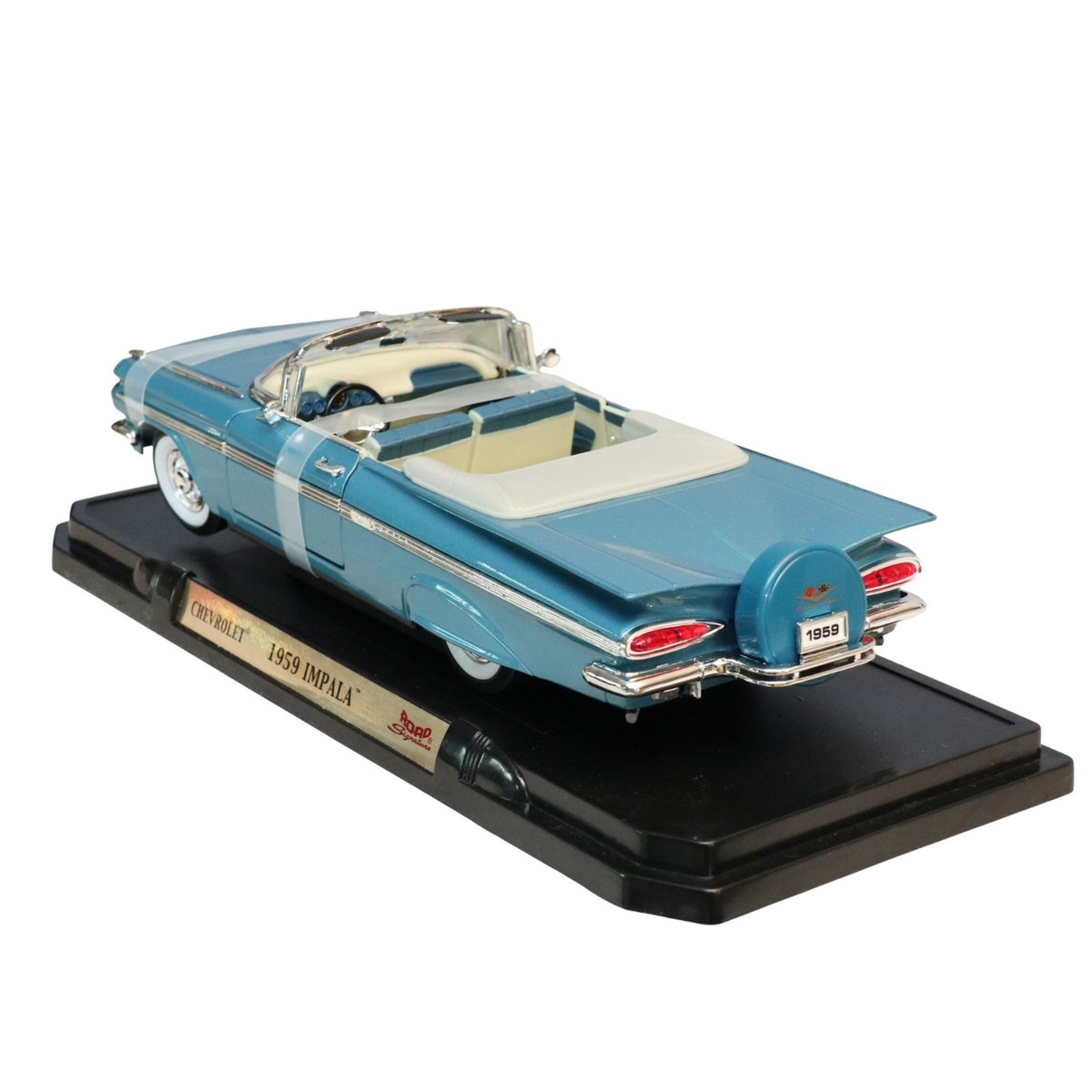 Fairfield Mint Blue 1959 Chevrolet Impala Convertible 1:18 Scale
