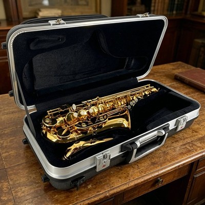 Kohlefaser Saxophon Koffer wasserdicht & kratzfest Altsaxophon Trolley Tasche