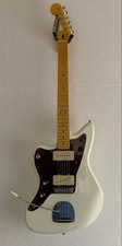 Jazzmaster Left Hand Electric Guitar Curtis Novak Pickups Custom White