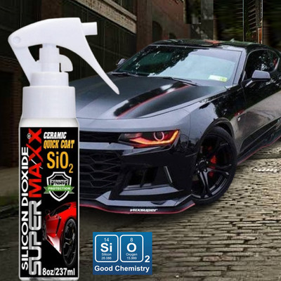 CERAMIC CAR COATING SPRAY HIGH GLOSS DIAMOND SHINE QUICK DETAIL - 8 OUNCE KIT