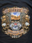 Sturgis 2023 Motorcycle Rally Men’s Black Cotton T Shirt Size L