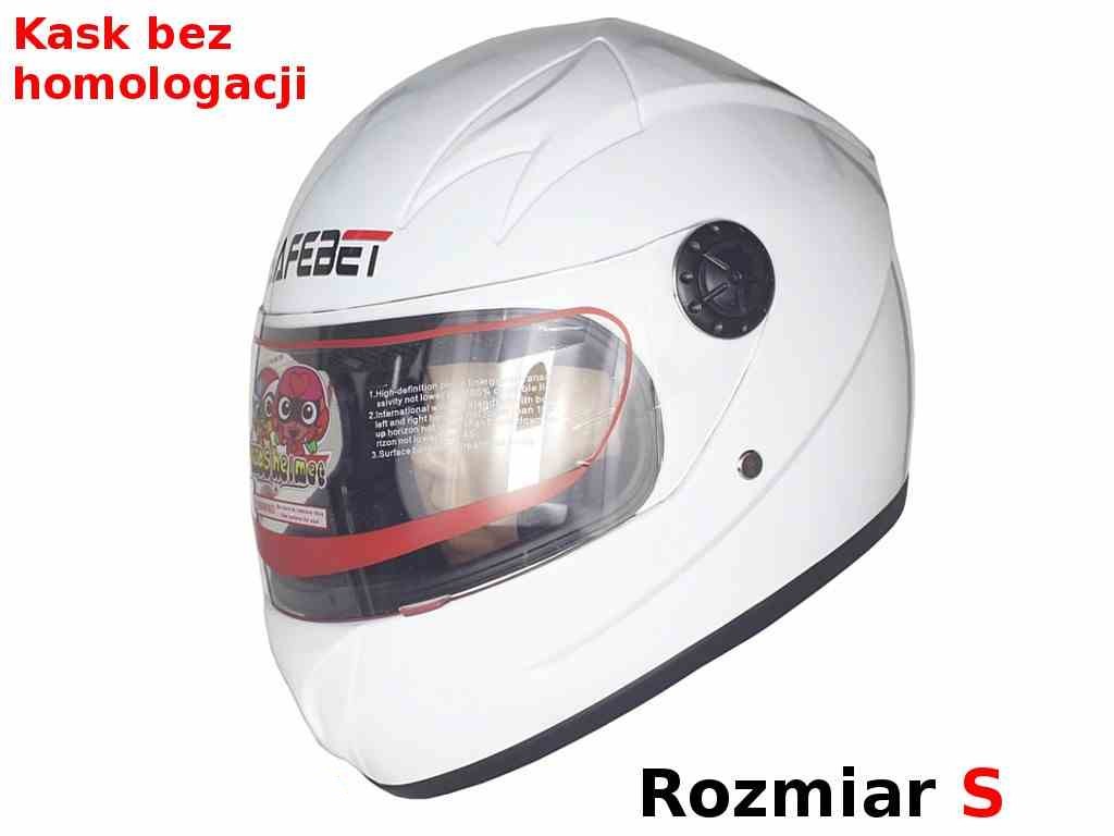 Casque Safebet HF-909 blanc léger taille S pour éviter l'encombrement en ville