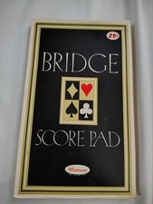 Vintage Whitman Bridge Score Pad Unused Partial 29 Contract Bridge Scoring