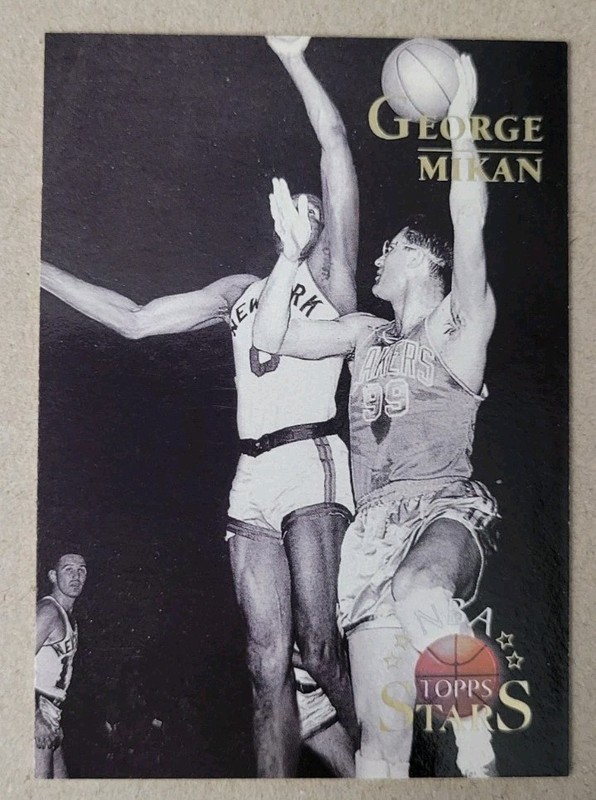 1996 Topps Stars George Mikan #130 - Los Angeles Lakers