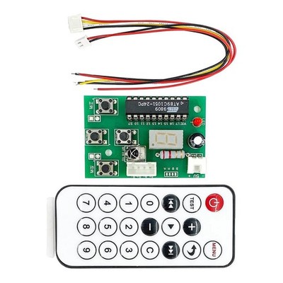 IR Remote Stepper Motor Driver Controller for Mini 2-Phase Applications