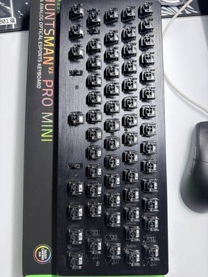 Razer Huntsman V3 Pro Mini Wired Gaming Mechanical Keyboard Black QWERTY