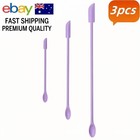 Silicone Mini Spatula Jar Scraper Double Ended Cosmetic Spoon AU