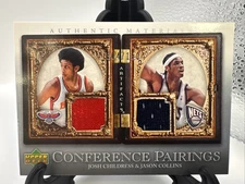 2007-08 Artifacts Conference Pairings Josh Childress/Jason Collins CP-CC 84/150