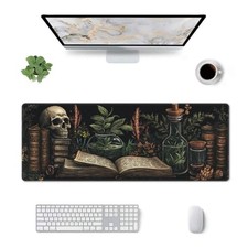 Dark Academia Mouse Pad XL Large Mousepad Non Slip Rubber Base Desk Mat for L...