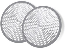 Shower Drain Hair Catcher/Strainer/Stainless Steel and Silicone