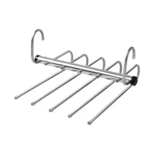 Space Saving Pants Hanger 5/9 Layer Folding Clothes Rack for Wardrobe