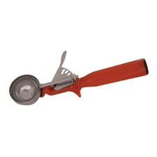 Vollrath 47145 1 1/3 oz Antimicrobial Red Disher No. 24