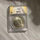 1923 MS63 ANACS Peace dollar