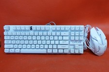 Wired LED RGB Gaming Keyboard Mouse Combo, Mechanical Feeling