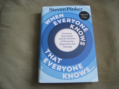 STEVEN PINKER SIGNED - WHEN EVERYONE KNOWS THAT - First UK Hardcover Edition NEW